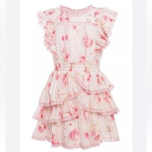 LoveShackFancy Pink Floral Kids Dress
